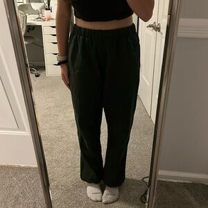 brandy melville/john galt women’s green sweatpants